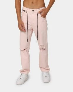 The Anti Order Post Dated Relaxed Jeans Pastel Pink