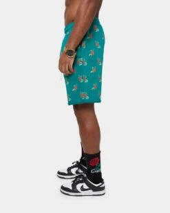 Carre Ament Repeat Rugueux Shorts Deep Teal 18 Carre Ament Repeat Rugueux Shorts Deep Teal -Champioe Style 03007252 YD527 mens 0070