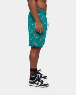 Carre Ament Repeat Rugueux Shorts Deep Teal 20 Carre Ament Repeat Rugueux Shorts Deep Teal -Champioe Style 03007252 YD527 mens 0090