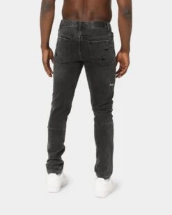 Dead Studios Venom Jeans Washed Black -Champioe Style 03007990 YW607 mens 0040