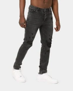 Dead Studios Venom Jeans Washed Black -Champioe Style 03007990 YW607 mens 0050