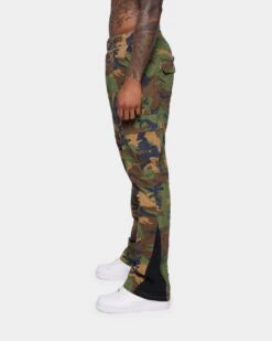 XXIII Zaim Camo Flare Jeans Camo/Black -Champioe Style 03008509 YC002 mens 0050