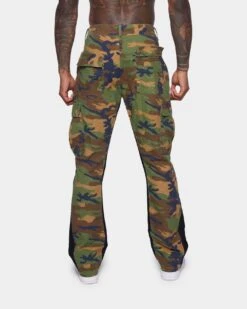 XXIII Zaim Camo Flare Jeans Camo/Black -Champioe Style 03008509 YC002 mens 0060