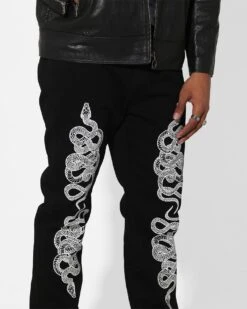 Saint Morta Death Adder Relaxed Jeans Black 12 Saint Morta Death Adder Relaxed Jeans Black -Champioe Style 03008547 YB001 mens 30