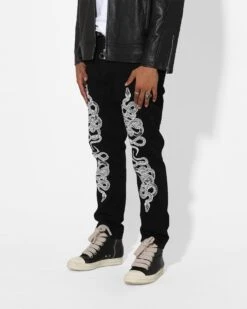 Saint Morta Death Adder Relaxed Jeans Black 15 Saint Morta Death Adder Relaxed Jeans Black -Champioe Style 03008547 YB001 mens 60