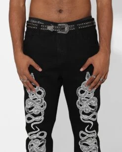 Saint Morta Death Adder Relaxed Jeans Black 16 Saint Morta Death Adder Relaxed Jeans Black -Champioe Style 03008547 YB001 mens 70