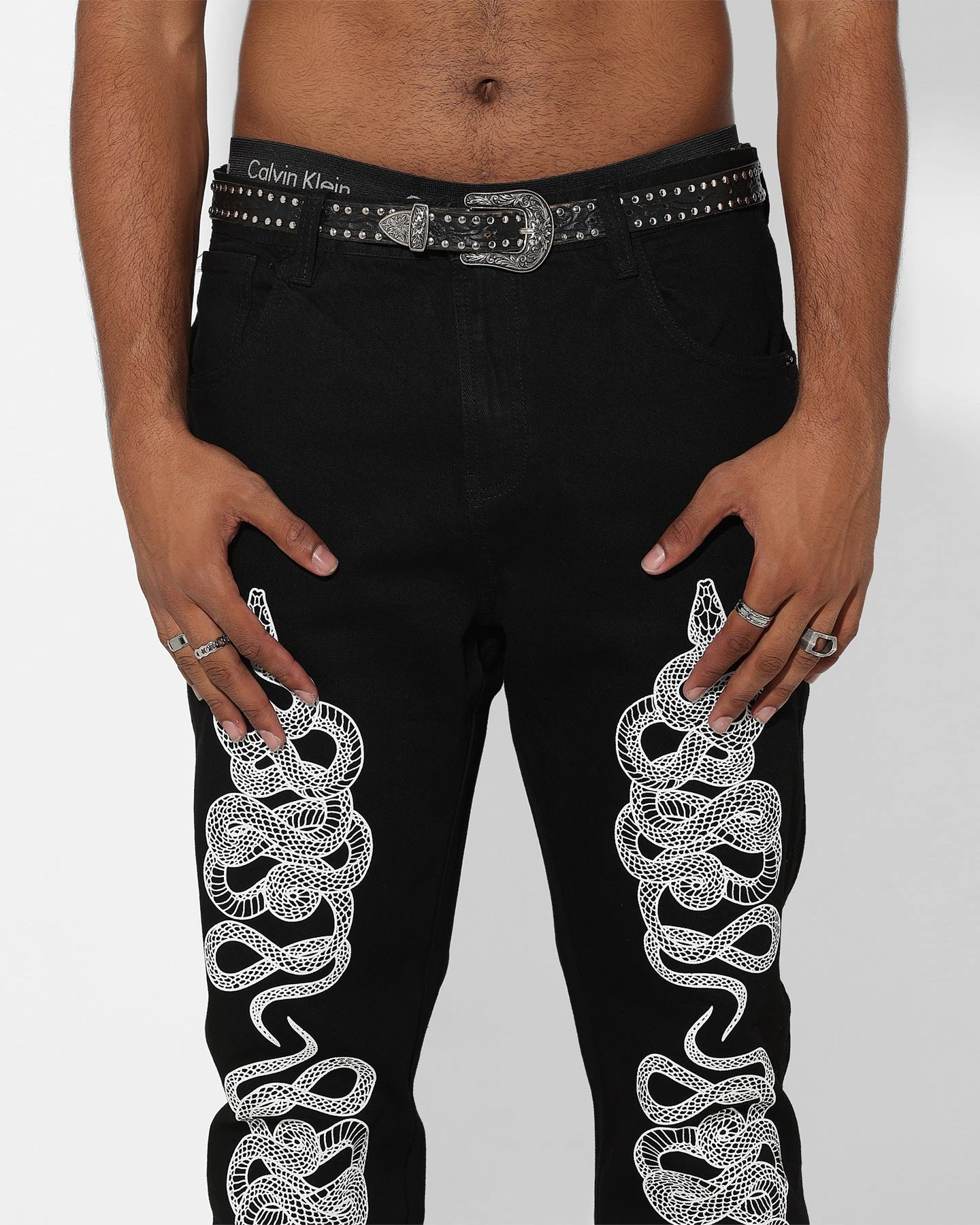 Saint Morta Death Adder Relaxed Jeans Black 9 Saint Morta Death Adder Relaxed Jeans Black - Image 7