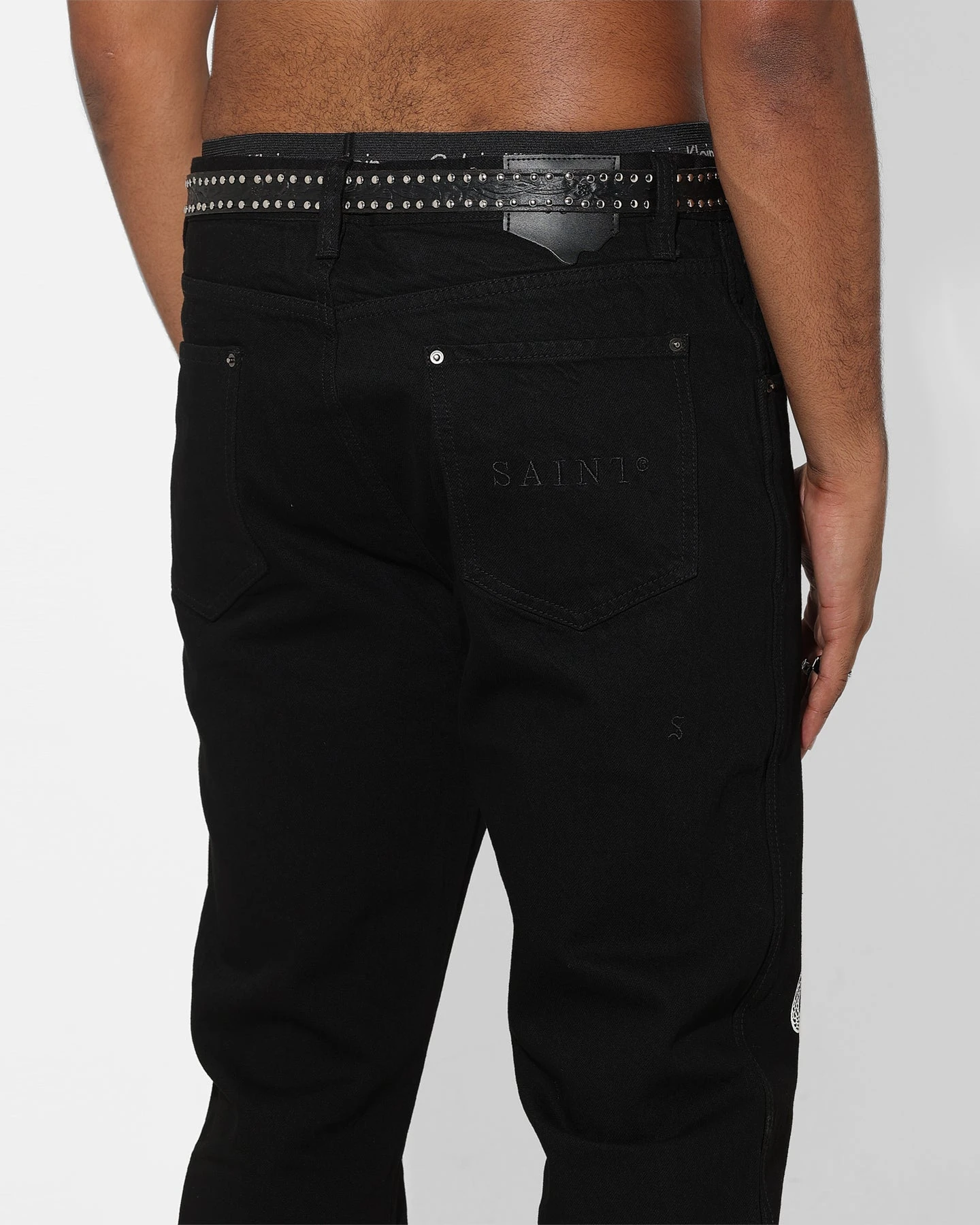 Saint Morta Death Adder Relaxed Jeans Black 10 Saint Morta Death Adder Relaxed Jeans Black - Image 8