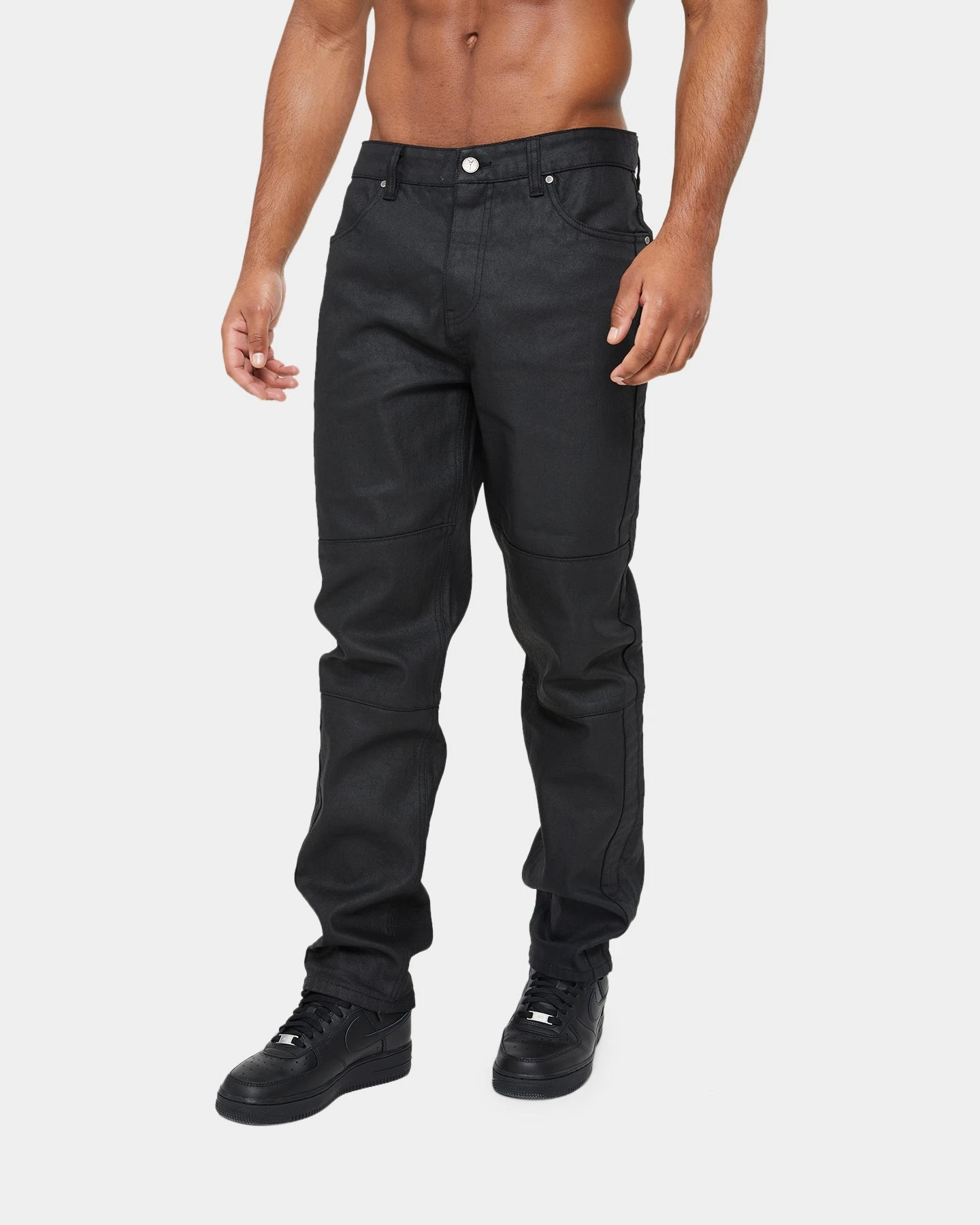 Carre Simplicite Waxed Slim Jeans Waxed Black 3 Carre Simplicite Waxed Slim Jeans Waxed Black