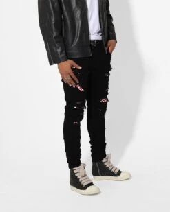 Saint Morta Checks Summum Jeans Black/White 14 Saint Morta Checks Summum Jeans Black/White -Champioe Style 03009311 YB004 mens 00050