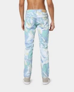 MNML D433 Spill Denim Jeans Blue/White -Champioe Style 03009590 YX095 mens 0040 3c87baf1 4439 4945 91c1 ec76e8bd6c1d