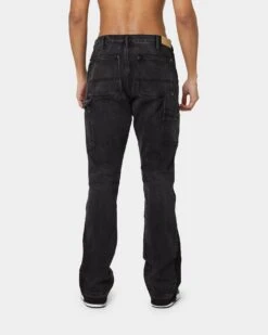 MNML B118 Flare Work Denim Jeans Black -Champioe Style 03009597 YB001 mens 0040 f0fdb08a 1562 436f 8028 f713ba466386