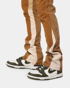 MNML B243 Flare Denim Jeans Brown -Champioe Style 03009599 YX300 mens 000090 56b43b9a bab4 472d 95d9 d2395cc643c9