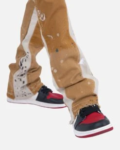 MNML B243 Flare Denim Jeans Brown -Champioe Style 03009599 YX300 mens 0050 6af30a40 0ff4 4f94 9609 65df96f7e4c7