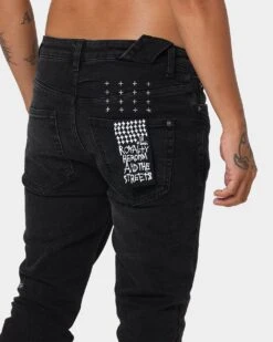 KSUBI Chitch Krow Jeans Black -Champioe Style 03009899 YB001 mens 0070