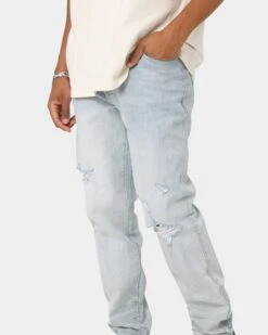 Carré Bouffant Distressed Jeans Light Blue 13 Carré Bouffant Distressed Jeans Light Blue -Champioe Style 03009932 YL200 mens 040