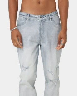 Carré Bouffant Distressed Jeans Light Blue 16 Carré Bouffant Distressed Jeans Light Blue -Champioe Style 03009932 YL200 mens 070