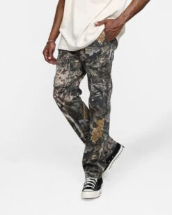 MNML V266 Camo Baggy Denim Jeans Camo -Champioe Style 03009946 YC001 mens 0040