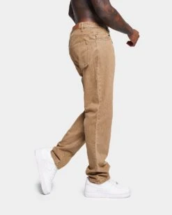 XXIII Gabriel Washed Denim Jeans Washed Brown -Champioe Style 03009957 YW077 mens 0050