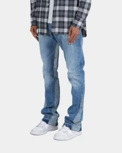 MNML B119 Flare Denim Jeans Blue 11 MNML B119 Flare Denim Jeans Blue -Champioe Style 03010142 YX001 mens 0030