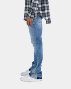 MNML B119 Flare Denim Jeans Blue 12 MNML B119 Flare Denim Jeans Blue -Champioe Style 03010142 YX001 mens 0040