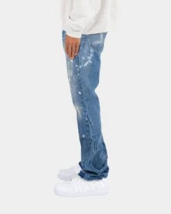 MNML B400 Flare Denim Jeans Blue 18 MNML B400 Flare Denim Jeans Blue -Champioe Style 03010147 YX001 mens 0040