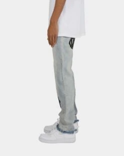 MNML D272 Skeleton Denim Jeans Blue/Black -Champioe Style 03010163 YX014 mens 0040