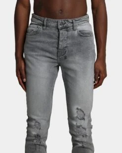 Ksubi Chitch Prodigy Trashed Pants Grey -Champioe Style 03010261 YQ001 mens 0070 f8d741d5 4b7f 45e4 933a 64b35708aef9