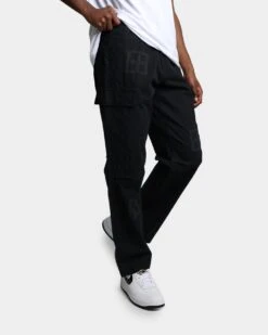 Ksubi Fugitive Cargo Pants Kash Box Black -Champioe Style 03010264 YB001 mens 0030