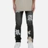 MNML D198 War Denim Pants Black/White -Champioe Style 03010397 YB012 mens 00010 def628db b926 400f 93dc 4f250718ac83