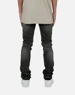 MNML D198 War Denim Pants Black/White -Champioe Style 03010397 YB012 mens 00040