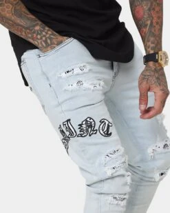 Saint Morta Gothic Summer Jeans Ice Blue -Champioe Style 03010463 YX114 mens 030