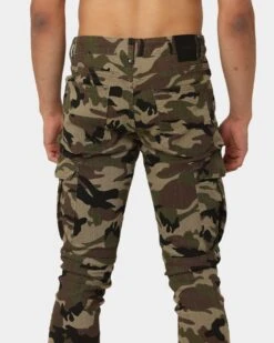 Carre Revolution Cargo Jeans Camo -Champioe Style 03010488 YC001 mens 0080