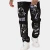 Goat Crew X Hunter X Hunter Jeans Vintage Black -Champioe Style 03010507 YV013 mens 010