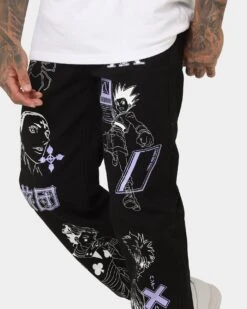 Goat Crew X Hunter X Hunter Jeans Vintage Black 12 Goat Crew X Hunter X Hunter Jeans Vintage Black -Champioe Style 03010507 YV013 mens 030