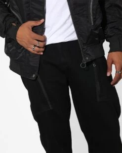 Saint Morta Jupiter Military Jeans Black -Champioe Style 03010735 YB001 mens 030