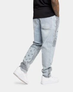 XXIII Paisley Print Jeans Paisley -Champioe Style 03010766 YP800 mens 0030