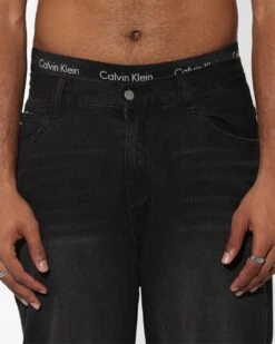 Saint Morta Ultra Sonic Baggy Jeans Vintage Black -Champioe Style 03010814 YV009 mens 00070