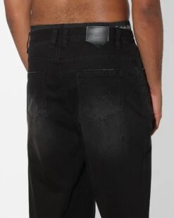 Saint Morta Ultra Sonic Baggy Jeans Vintage Black -Champioe Style 03010814 YV009 mens 00080
