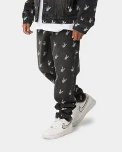 Playboy By CK Players Denim Jeans Black -Champioe Style 03010858 YB001 mens 0060