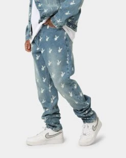 Playboy By CK Players Denim Jeans Vintage Blue -Champioe Style 03010858 YX561 mens 0060