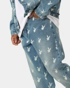 Playboy By CK Players Denim Jeans Vintage Blue -Champioe Style 03010858 YX561 mens 0090