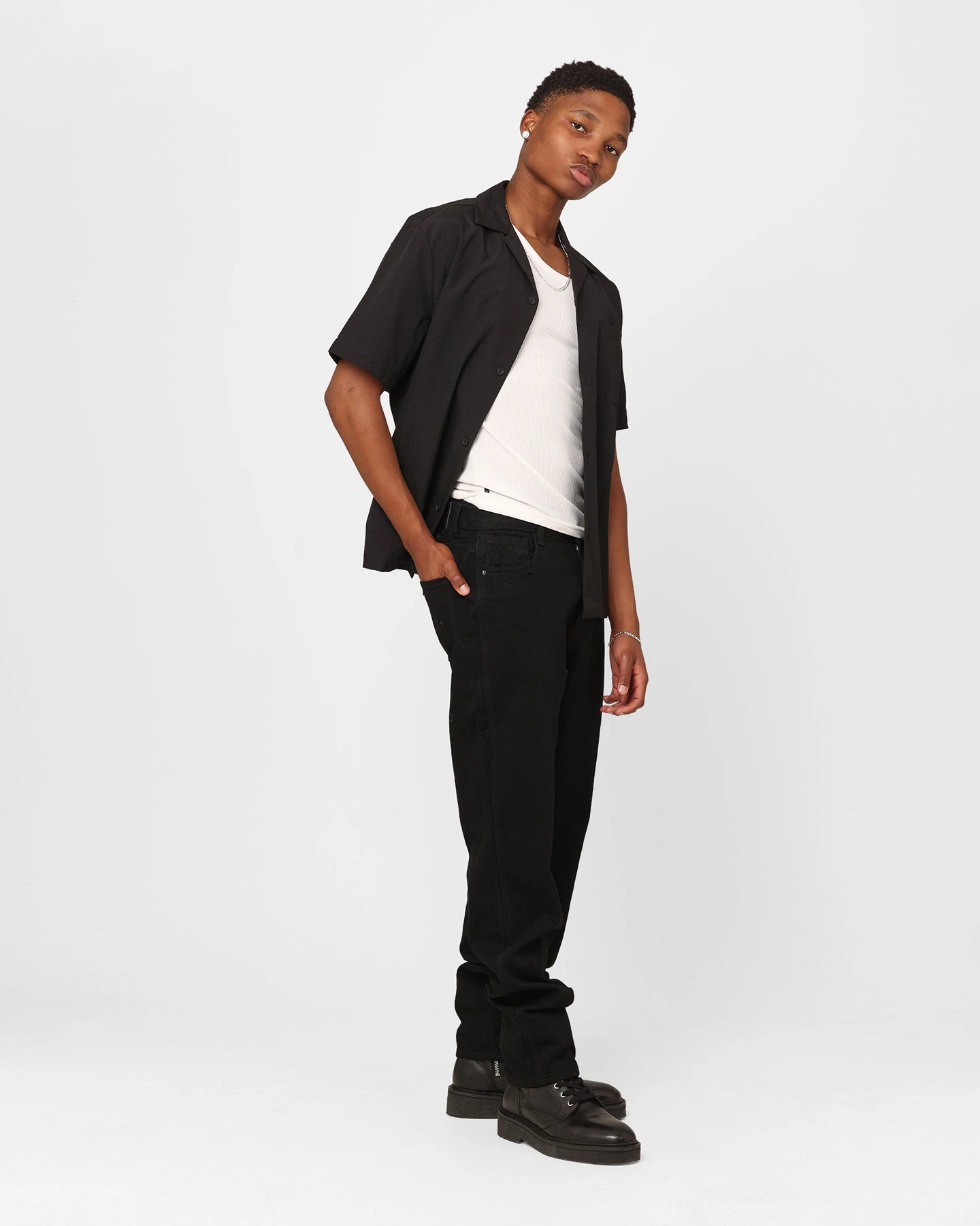 Saint Morta Empire Relaxed Jeans Black 4 Saint Morta Empire Relaxed Jeans Black - Image 2