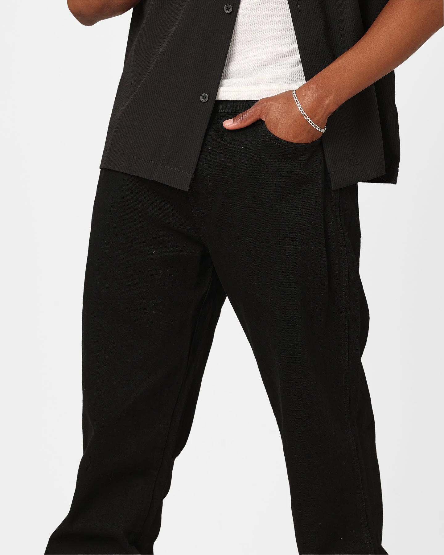 Saint Morta Empire Relaxed Jeans Black 6 Saint Morta Empire Relaxed Jeans Black - Image 4