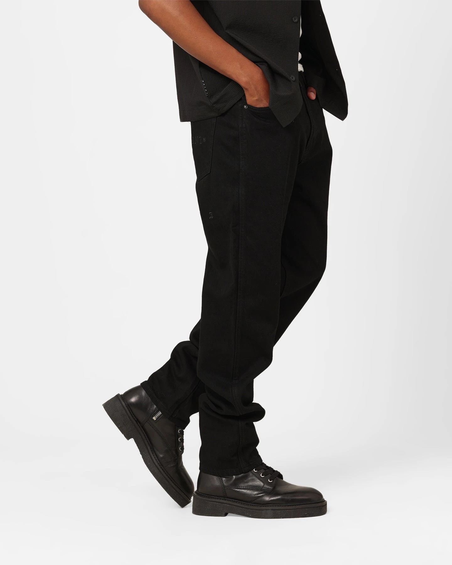 Saint Morta Empire Relaxed Jeans Black 7 Saint Morta Empire Relaxed Jeans Black - Image 5