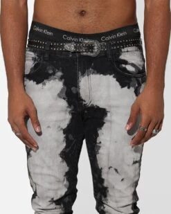 Saint Morta Splat Jeans Black/Grey -Champioe Style 03010866 YB006 mens 070