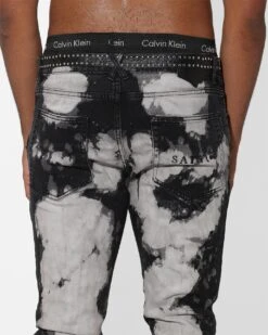 Saint Morta Splat Jeans Black/Grey -Champioe Style 03010866 YB006 mens 080