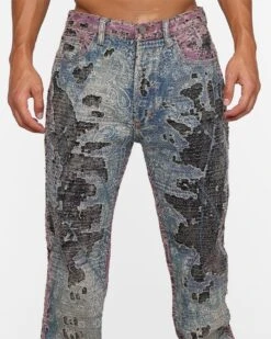 MNML V488 Boro Denim Jeans Multi -Champioe Style 03011011 YM041 default 0070