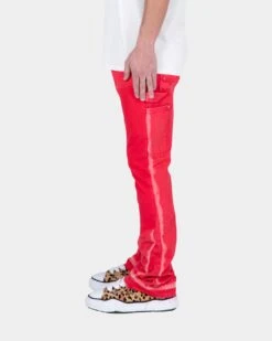MNML B404 Flare Denim Pants Red -Champioe Style 03011034 YR001 default 030