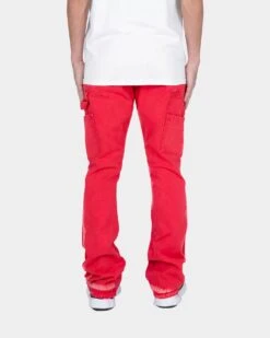 MNML B404 Flare Denim Pants Red -Champioe Style 03011034 YR001 default 040